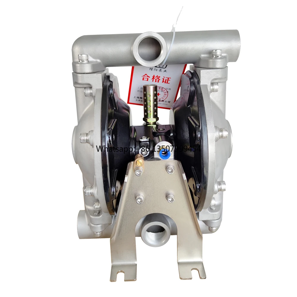 

KY261-210SJJP Rubber Diaphragm Pump Manufacturers SS316L Corrosion Resistant Pump Body Powered by Compressed air