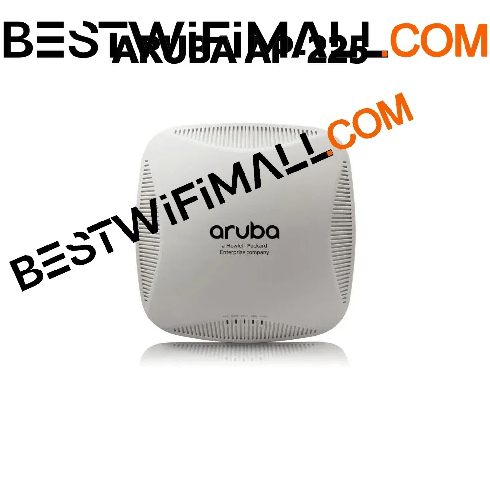 

Точка беспроводного доступа ARUBA AP-225 IAP-225 (RW) APIN0225 Instant 802.11AC WiFi 5 с двумя радиомодулями и интегрированными антеннами