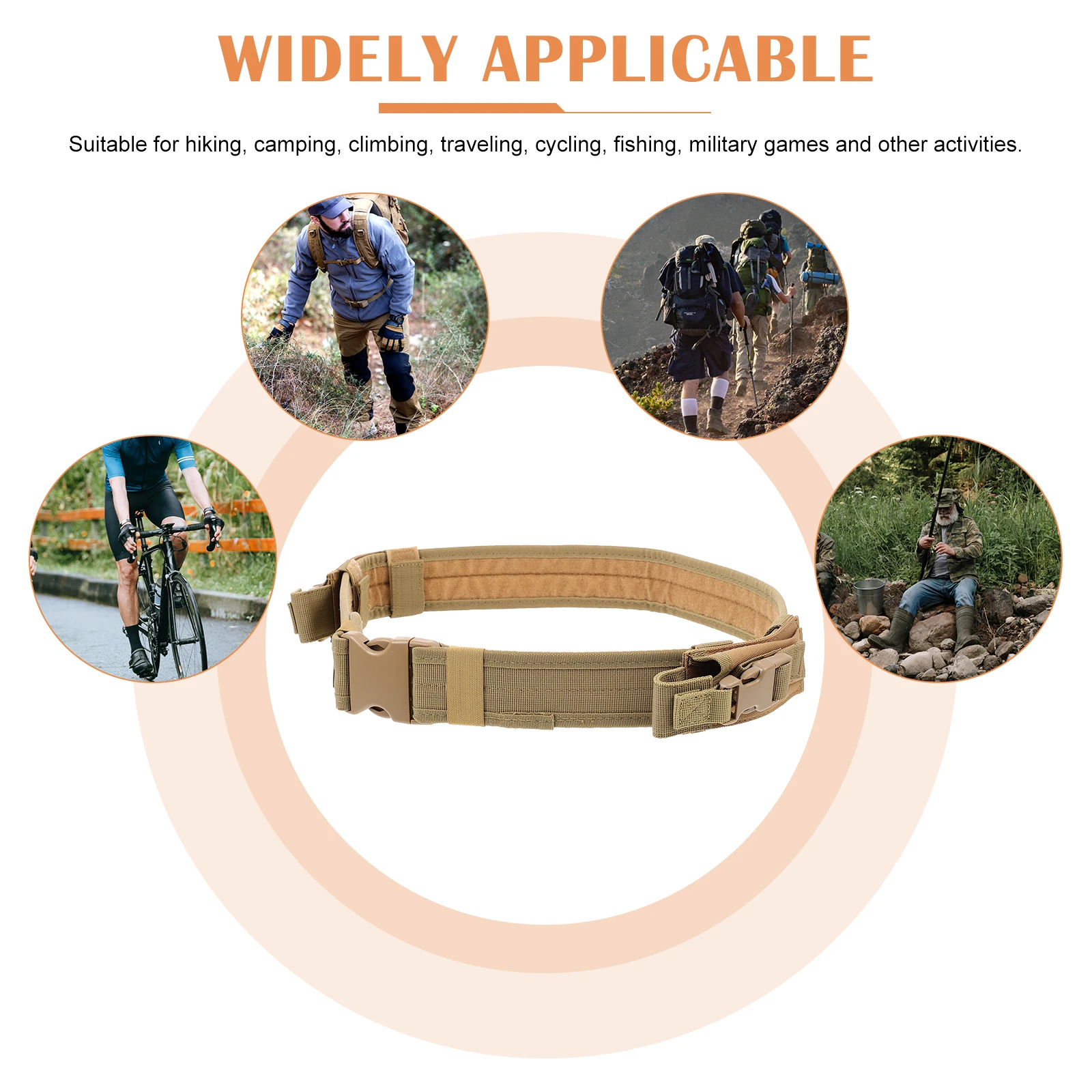 

Waist Outdoor Utility Lightweight Durable Gear For Hiking Camping Climbing Traveling Cycling Hunting Training