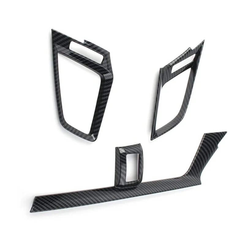 بقوة السيارة الداخلية لوحة القيادة غطاء فتحة التهوية لهوندا سيفيك 10Th 2016-2021 تنفيس الهواء الإطار الداخلي الزخرفية ملصق B جزء