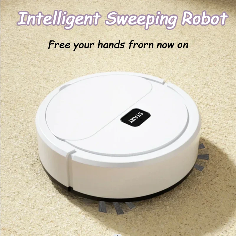 2024 NEW Portable Home Intelligent Mini Automatic Floor Robot Wet and Dry 3-in-1 Home Sweeper Low Noise