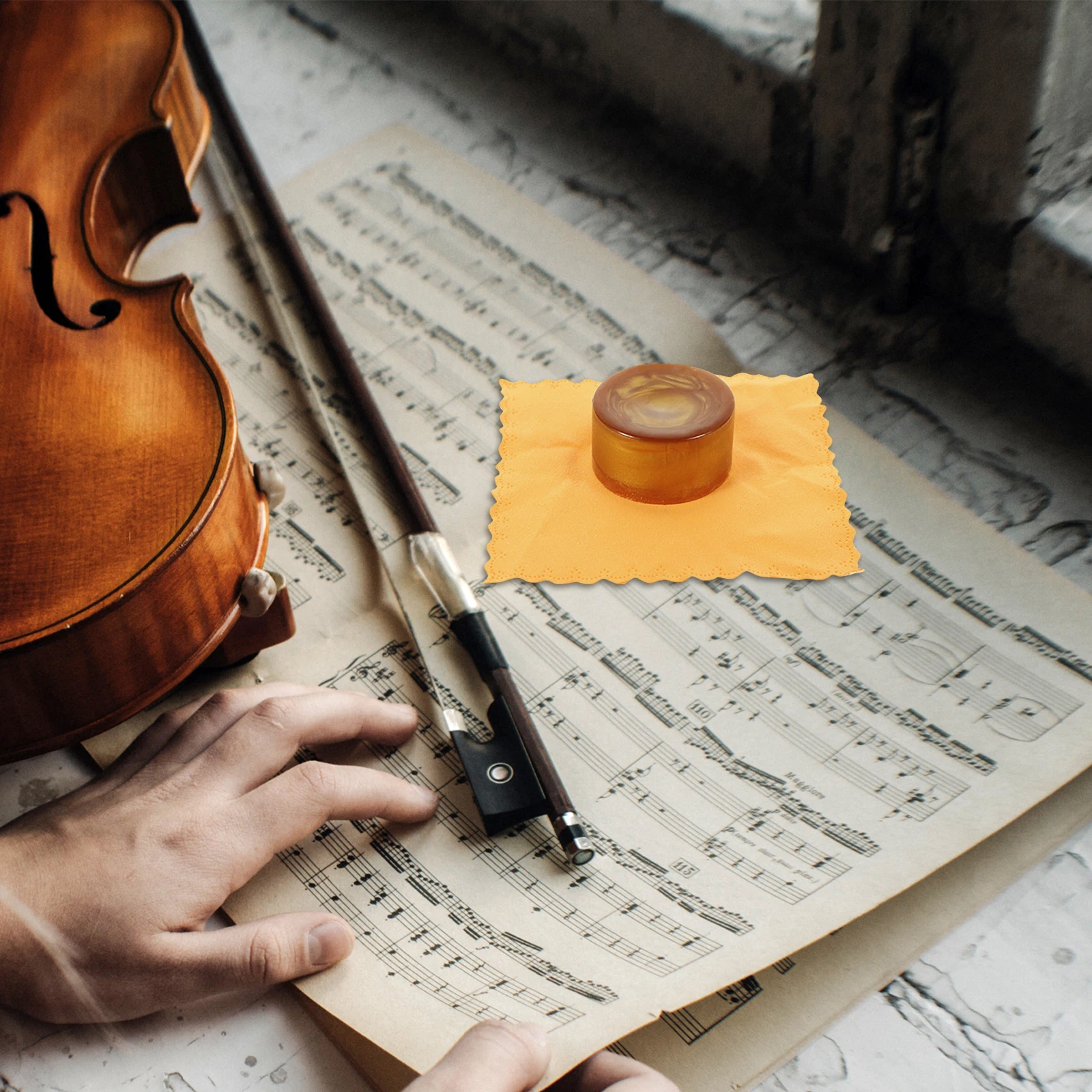 

Rosin Block For Violin Premium Natural String Instrument Maintenance Tool Higher Purity Shiny Sound Performance For