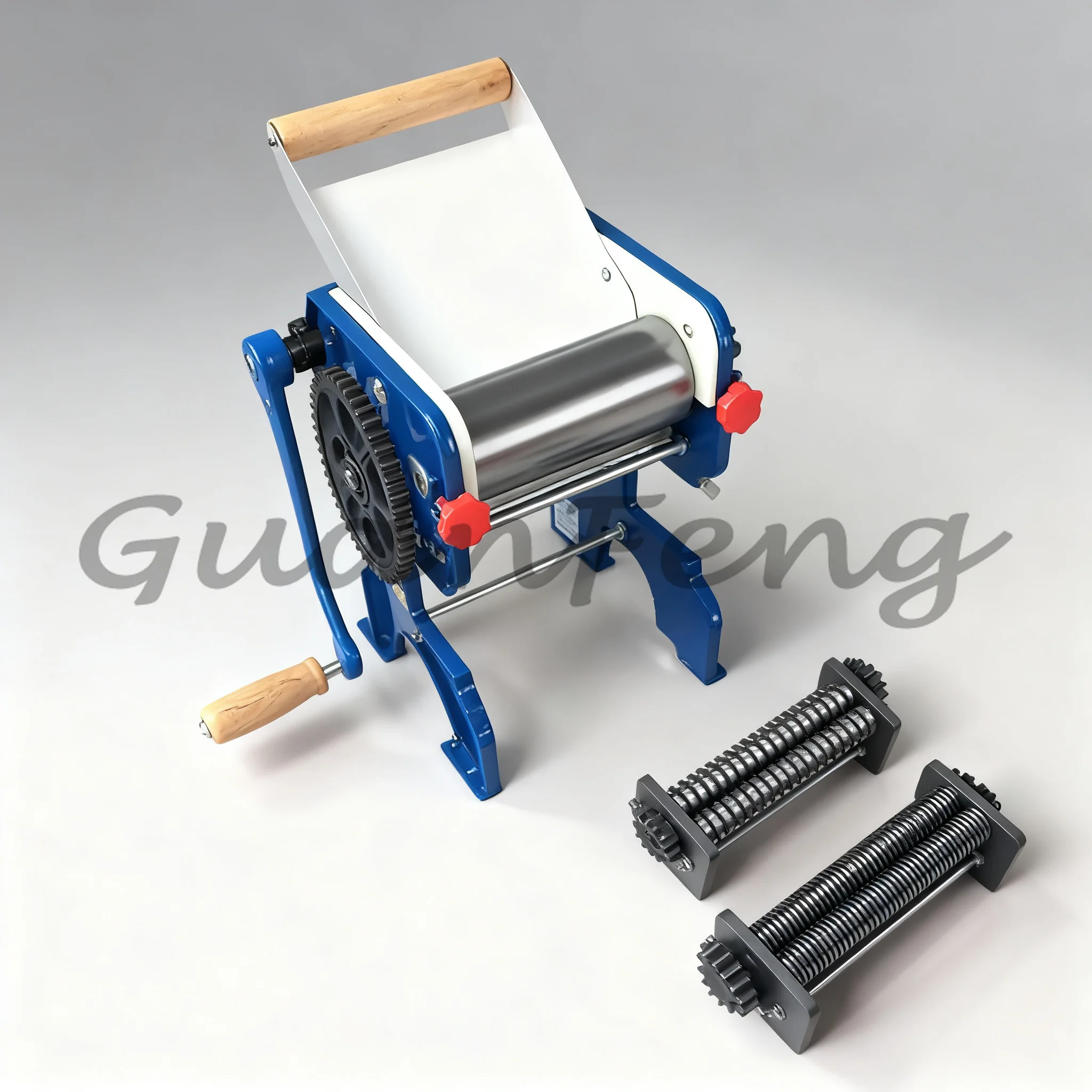 150-2 / 150-4 Manual Double Sided Dough Roller, Household Stainless Steel Noodle Press Machine for Pasta Making