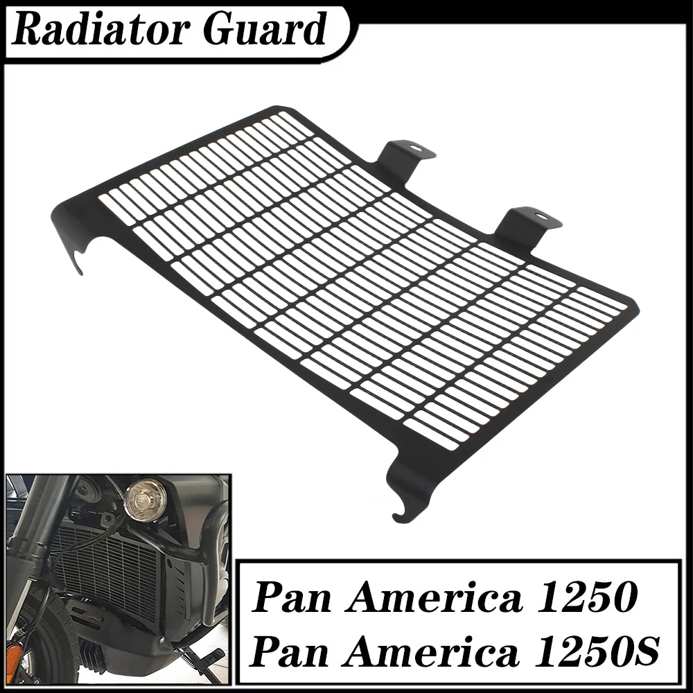 For HARLEY Pan America 1250  RA1250 PA1250S RA 1250 PA1 250S 2021-2026 Radiator Guard Engine Grille Cover Protector Black