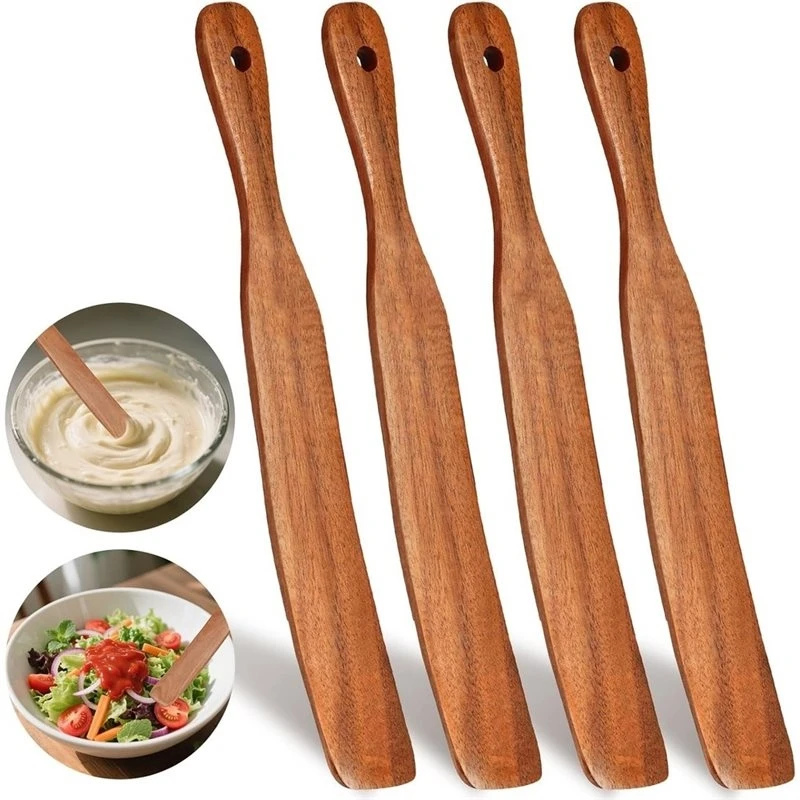 4Pcs Skinny Spurtle For Sourdough Starter-AT30