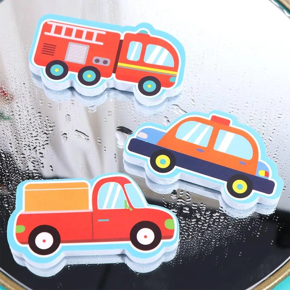 EVA Bathroom Play Water Game Floating Early Educational Children Puzzle Bathing Soft Car Boat Baby Bath Puzzles Funny Gift