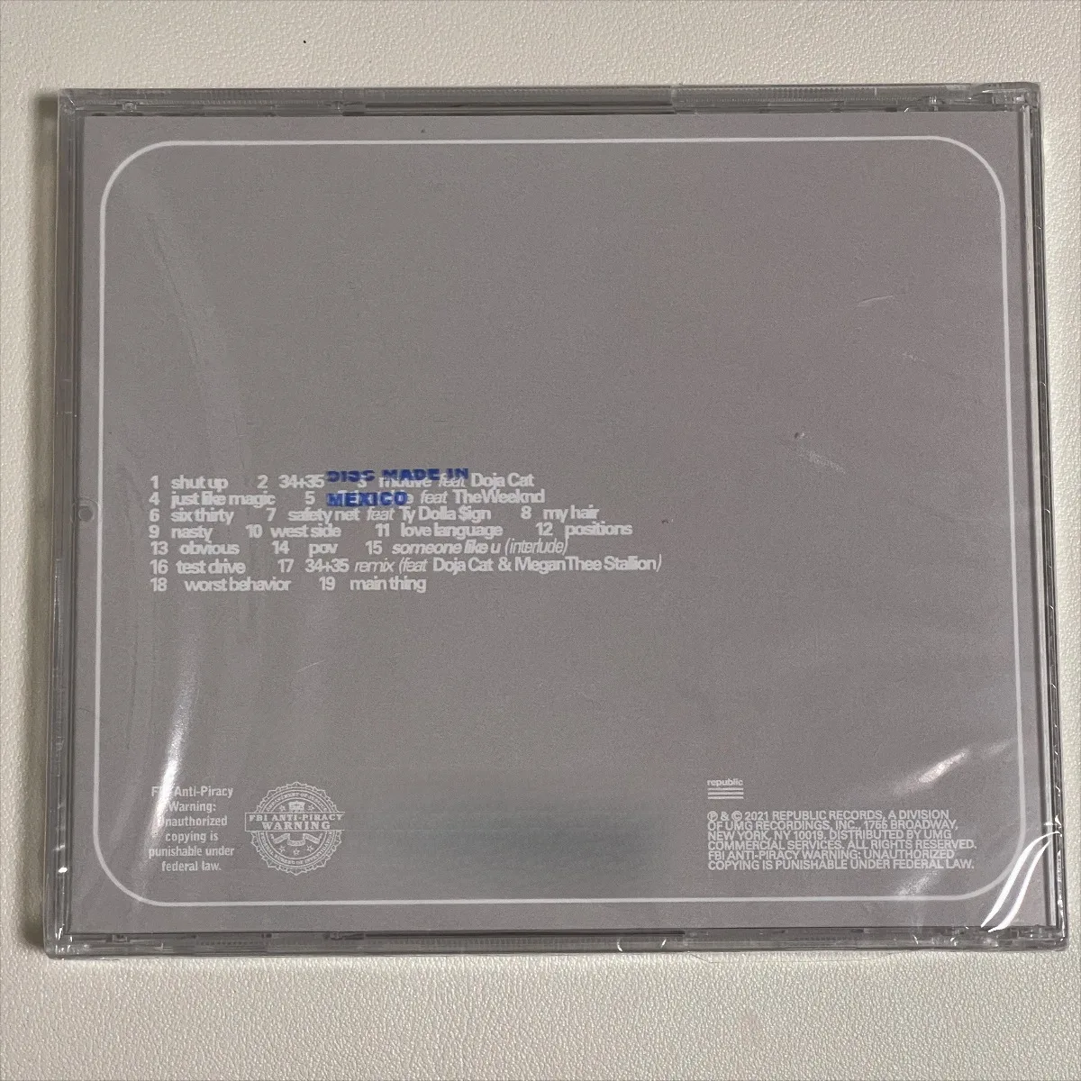 أريانا غراندي "موقفات" الإصدار الفاخر المختوم CD (19) - قرص موسيقى البوب للمعجبين #2