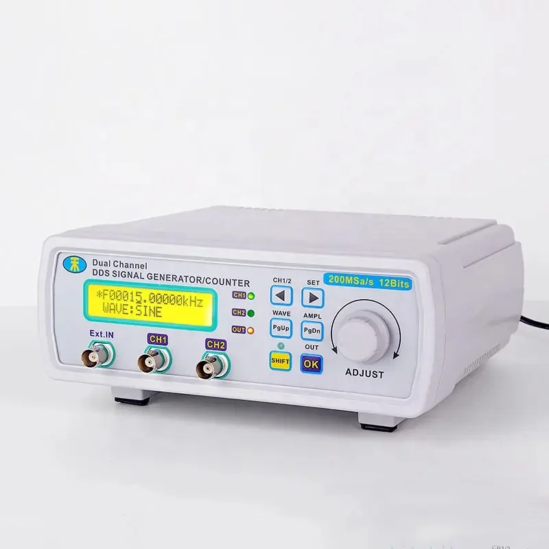 

MHS-5200A Dual Channel Full CNC Arbitrary Wave Function Signal Generator DDS Signal Source Frequency Meter