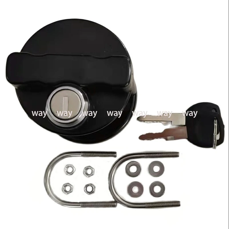 Klem Kunci Diperbarui dengan Kunci untuk 3L 5L Dudukan Tangki Minyak Bahan Bakar Kunci Braket Pengikat Baru Pemegang Kaleng Bensin untuk Sepeda Motor