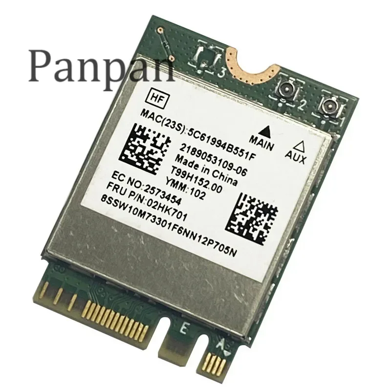 Rtl8822ce 8822ce DMC wireless WiFi 867mbps Bluetooth 5.0 nillkin Fru 02hk701 network card for Lenovo E460 e465 E475 e560