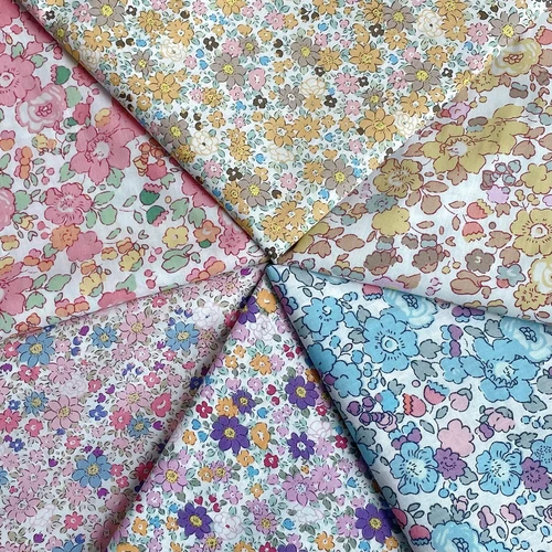 Imagen 2 del producto 148x50cm Betsy Floral 100% tela de algodón Vintage Floral costura de algodón vestido DIY primavera y verano mantel sofá toalla tela