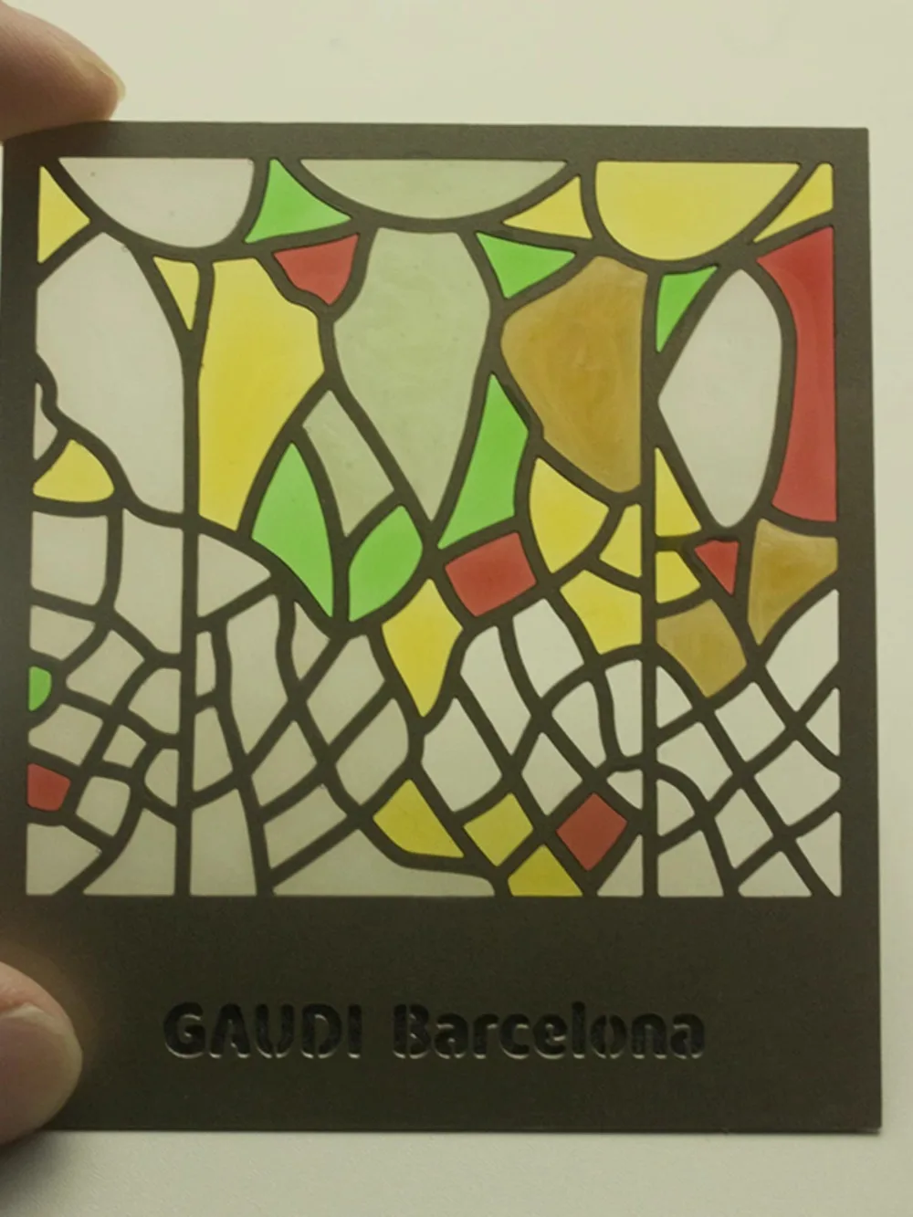 Gaudi Sagrada Familia Stained Glass Refrigerator Magnet Home Decor Fridge Sticker Barcelona Spain Souvenir Gifts Collection