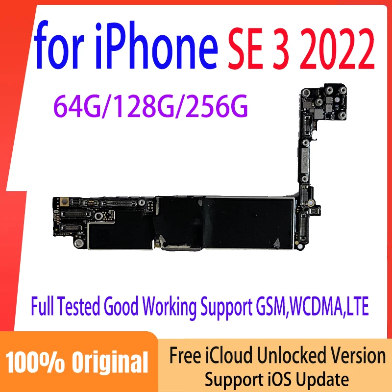 オリジナルのロジックボードiphone se 2022マザーボード128ギガバイト