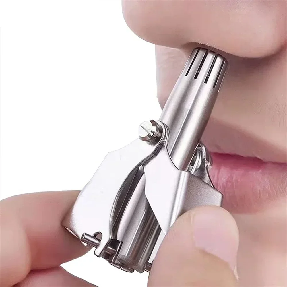 Nose Hair Ear Trimmer For Men Stainless Steel Manual Washable Portable Tondeuse Nez hair remover Nose Vibrissa Razor Shaver