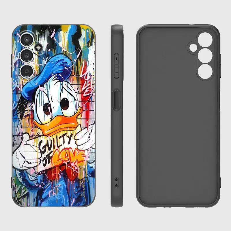 Funda de teléfono del pato Donald para Samsung, A13, A22, A24, A32, 4G, A25, A34, A35, A52S, A53, A54, A55, A73, 5G, A12, A14, A15, A23, A31, A33, A50, A51, A72