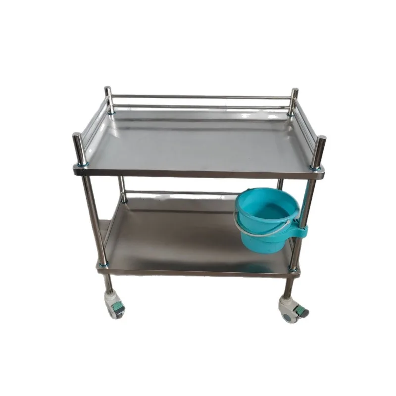 304 stainless steel nursing cart, hospital ward bed sweeping cart, operating room ward department surgery cart