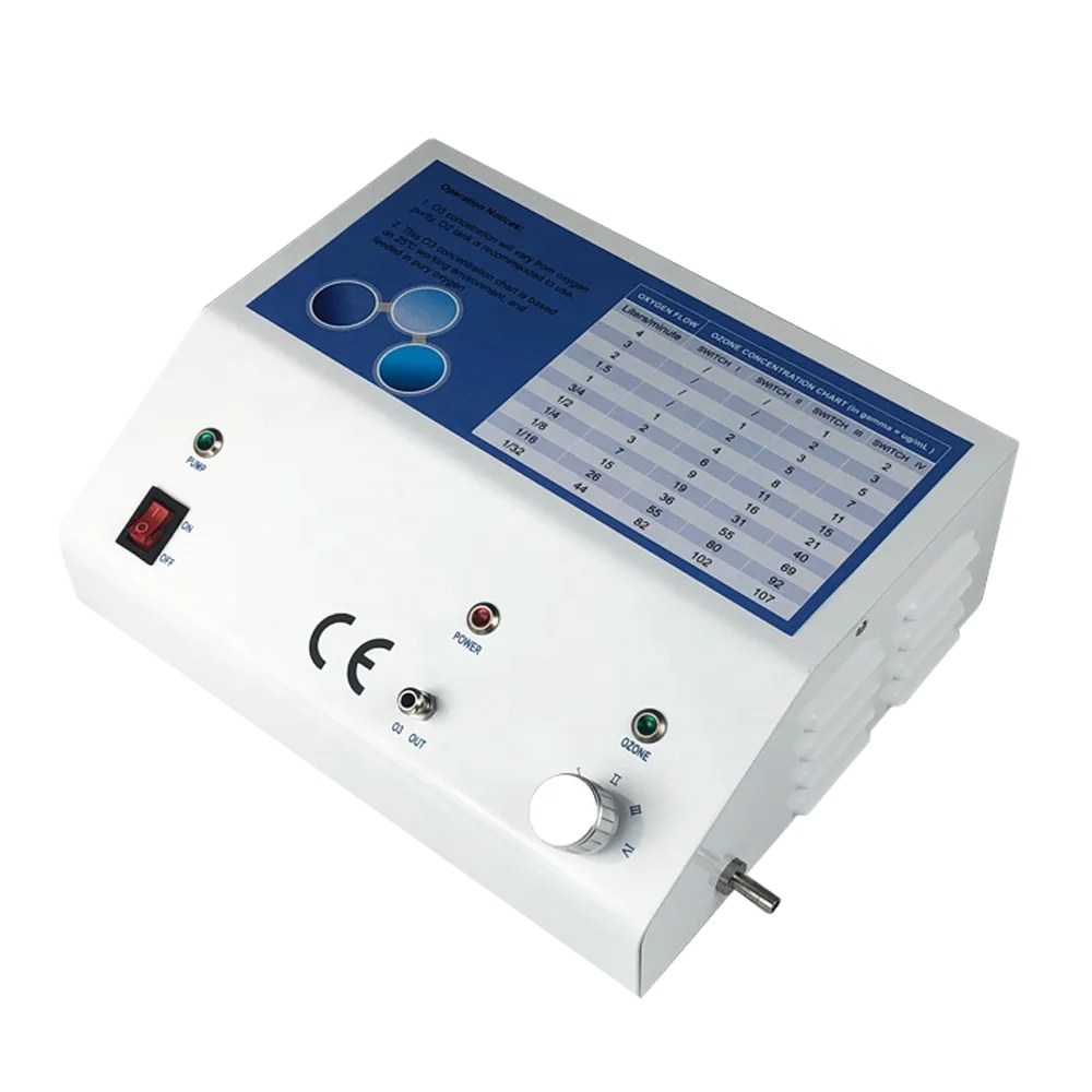 

CE approval 100-240V Factory direct pricing 1-107 ug/mL ozone therapy machine with sucking pump and ozone destructor