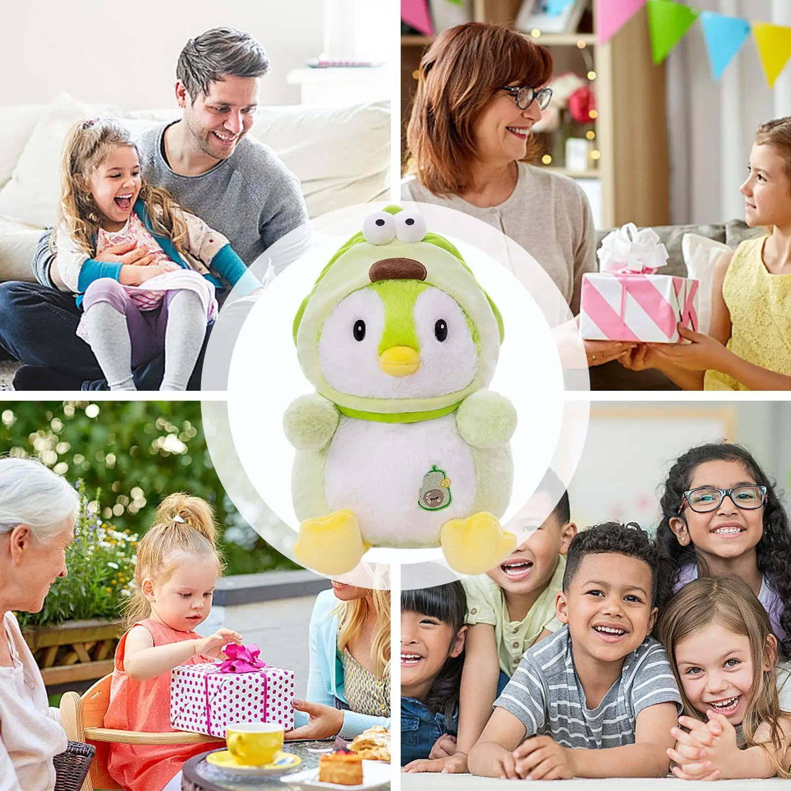 

Мягкий пингвин, фруктовый пингвин, плюшевая кукла, мультяшная кукла с животными для детей, подростков, взрослых, коллекционные игры, перед сном, детская спальня