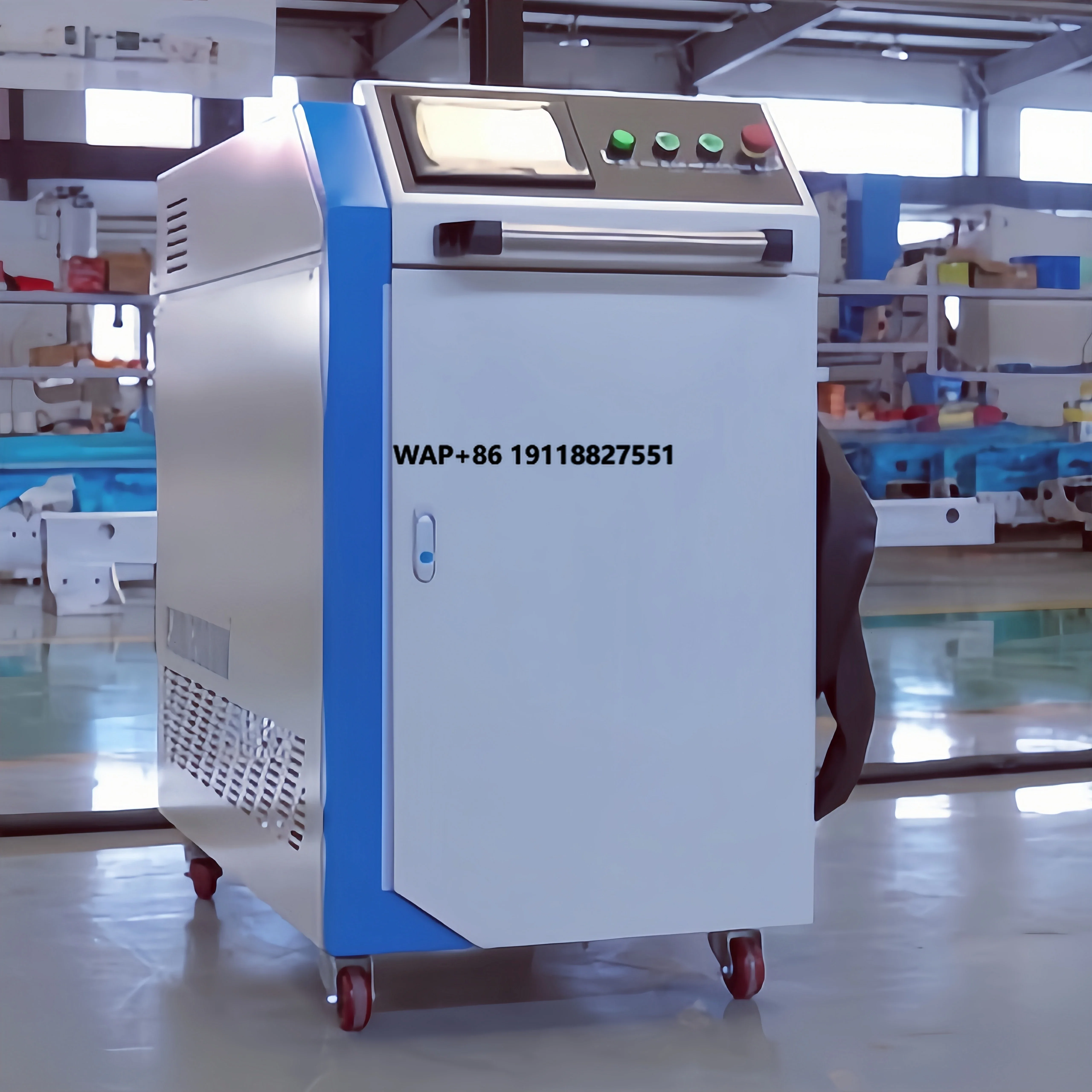 Industrial Handheld  Cleaning Machine - Water-Cooled 4-in-1 for Metal Welding, Cutting, Rust and Paint Removal