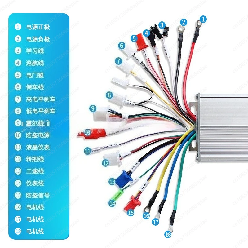 Intelligent Dual-mode Self-learning 48/60/64V500 Controller