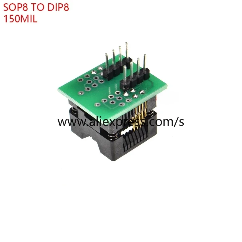 SOP8/SOP14/SOP16/SOP20/SOP28/TSSOP8/TSSOP16/TSSOP20/TSSOP28 TO DIP programmer adapter socket 150MIL 208MIL 300MIL 173MIL DIP8 28