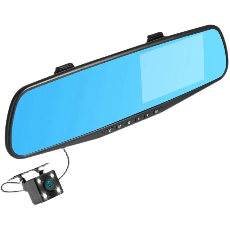 

Driving car recorder reversing image integrated machine HD front and rear dual camera electronic dog speed measurement new 2025