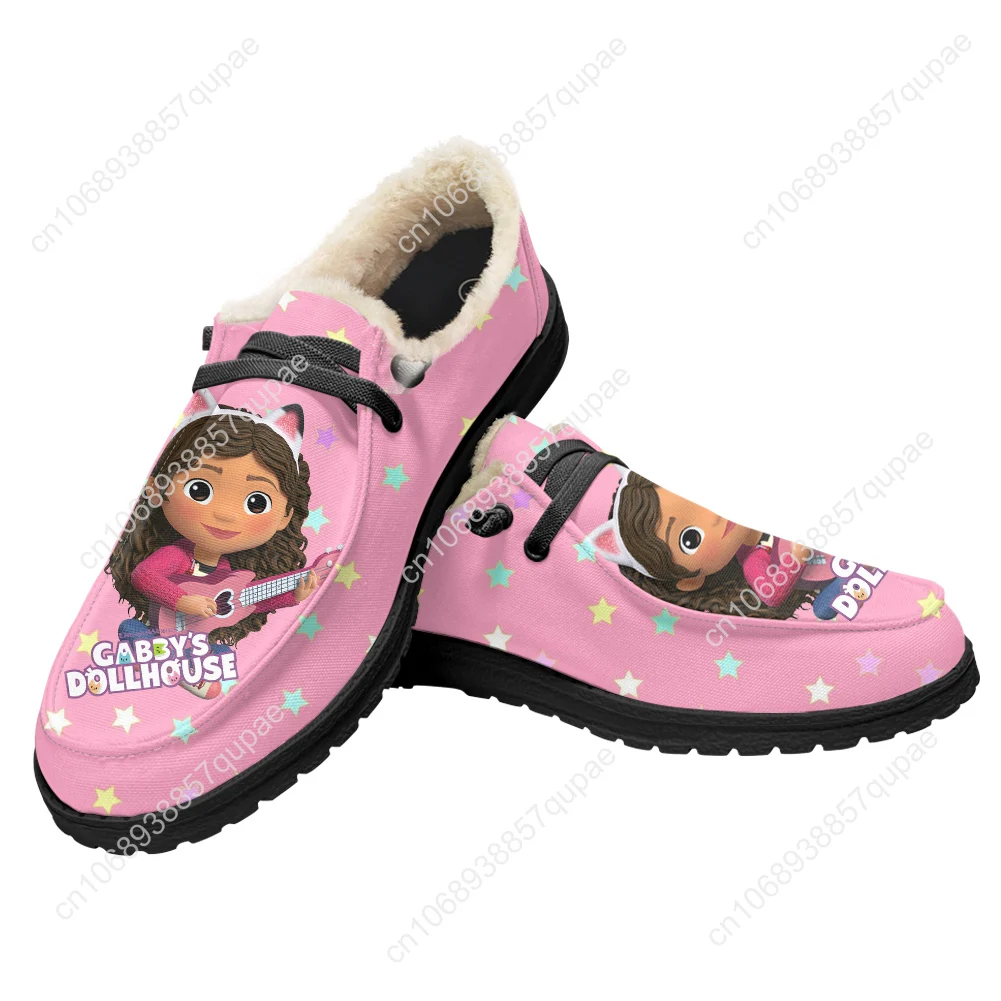 Funny Gabbys Dollhouse Flat Shoes Anime Cartoon Women Breathable Outdoor Sneakers Lightweight Shoes Custom Shoes Footwear Shoe