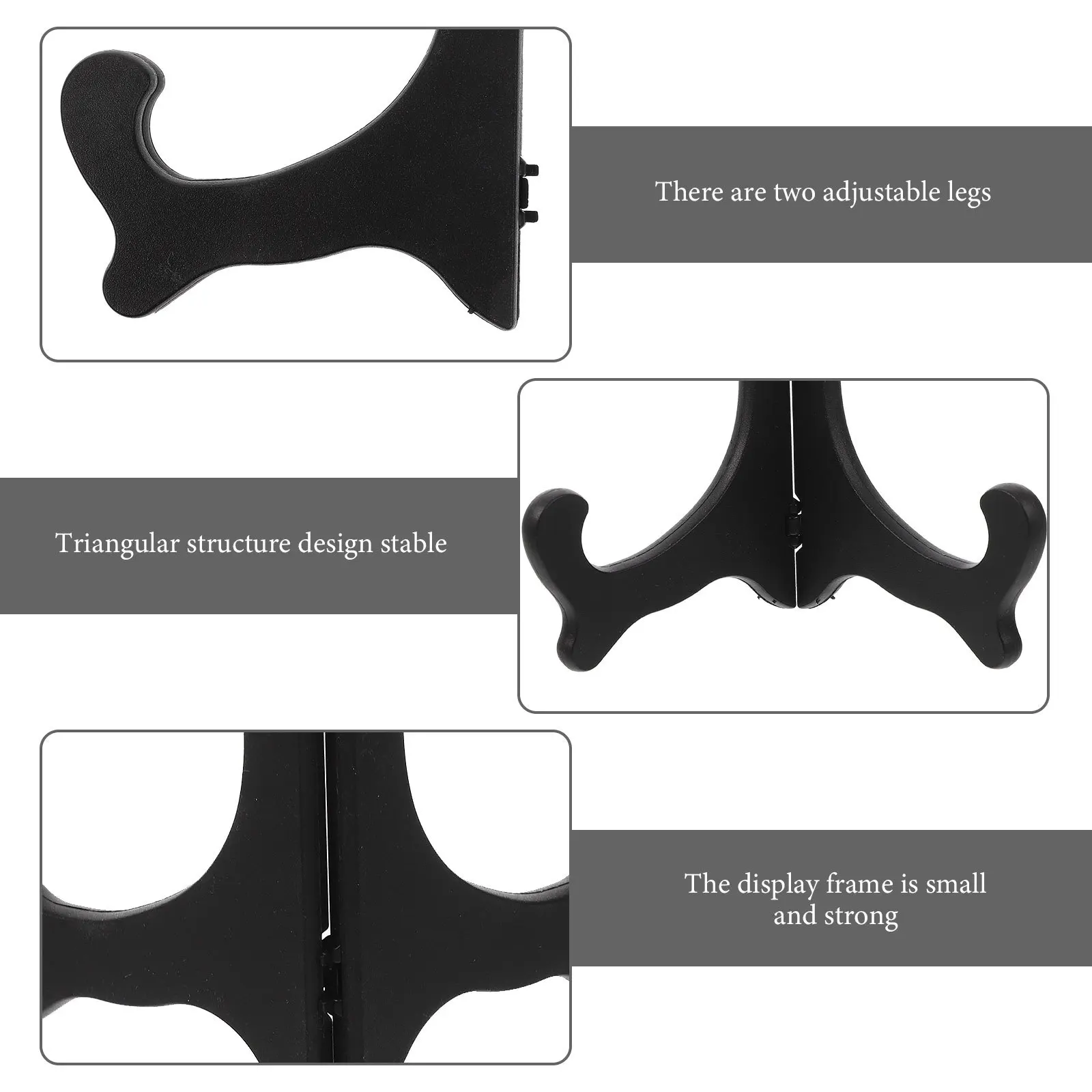 

4pcs Decorative Display Stand Puer Tea Cake Plate Photo Desktop Holder Multifunctional Lightweight Storage Rack For Home Office