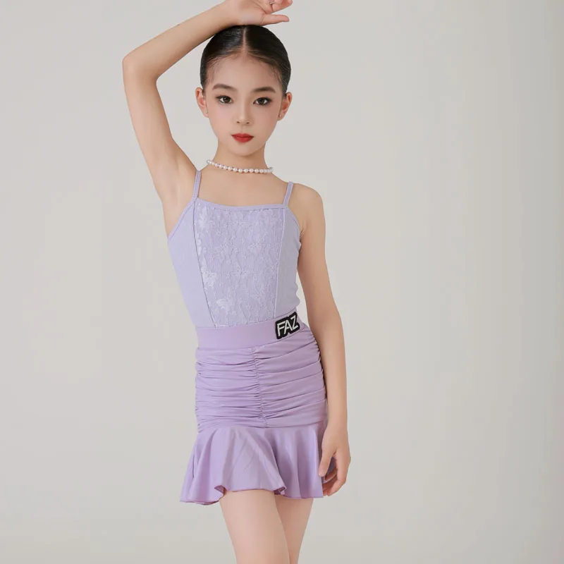 Nowe style dziewczęcych strojów do tańca latynoamerykańskiego, harmonogramy treningów dla dzieci, stroje na występy i letnie stroje treningowe, taniec cha-cha.