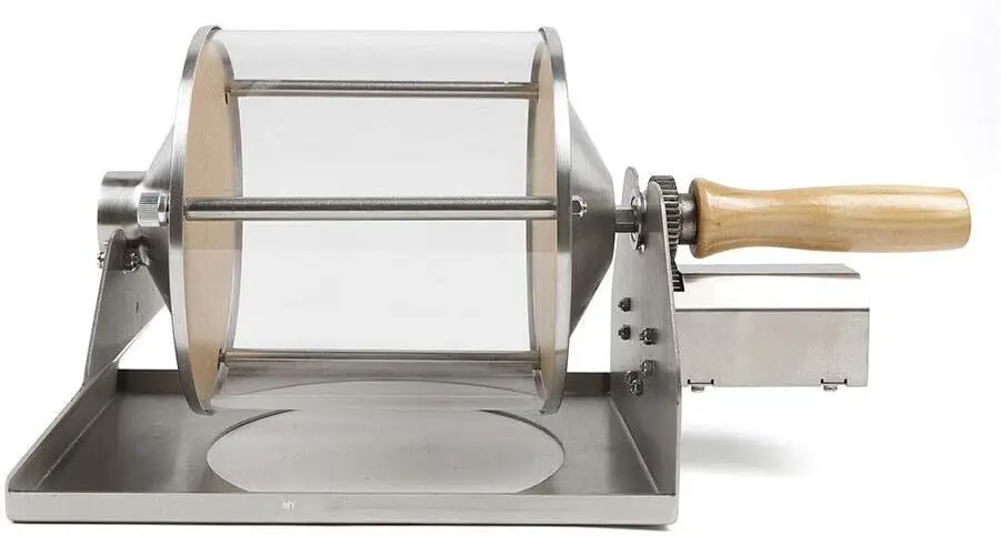 コーヒーロースター、400G ガスコーヒー豆焙煎機コーヒー豆ベーカー、タイマー付き、家庭用またはコーヒーショップ用