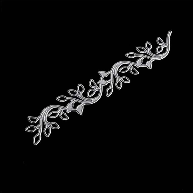 Lace Leaves Decor Metal Cutting Dies Stencil Scrapbooking Embossing Album Stamp   Stencils