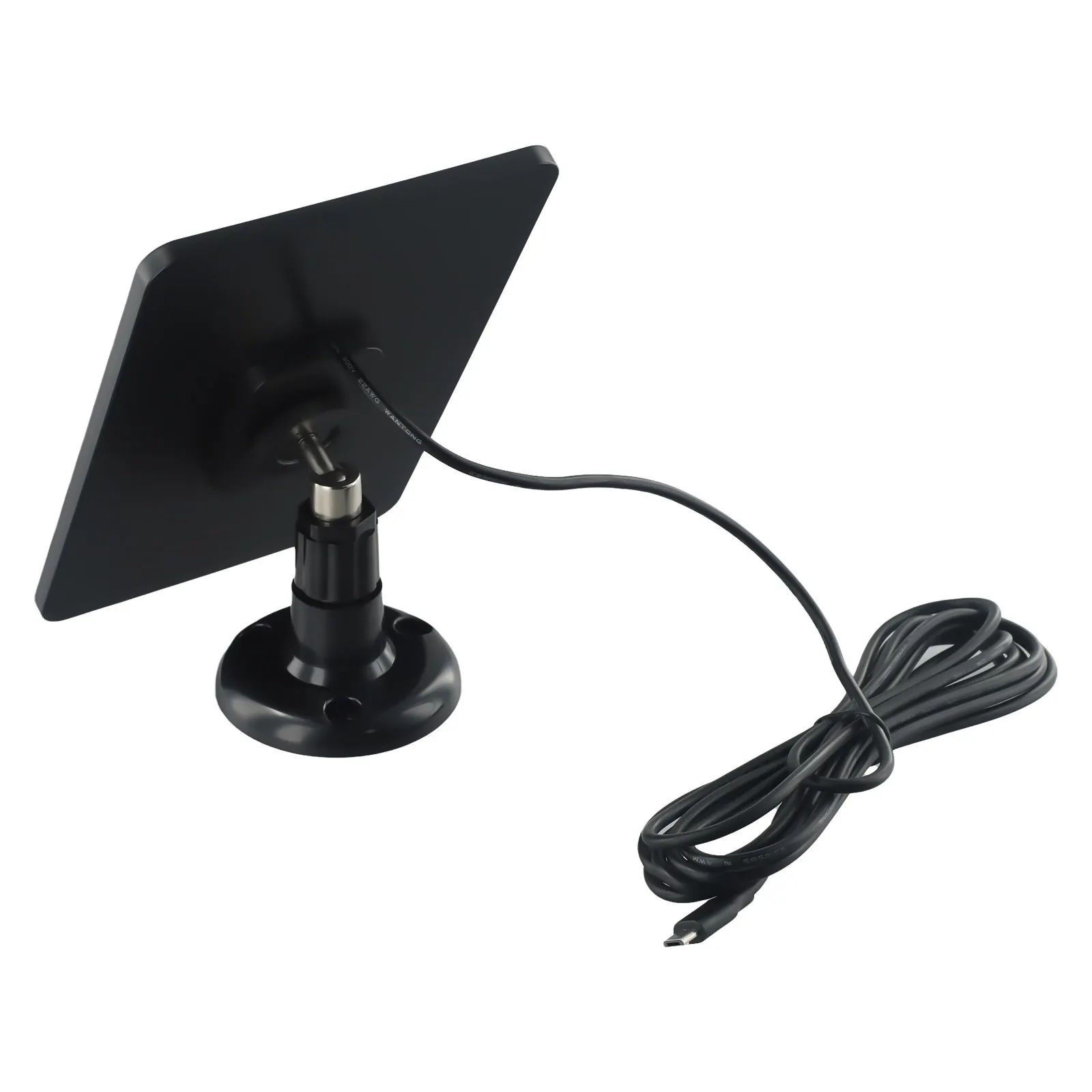 10W 5V Solar Panel Charger for Outdoor Wireless Security Cameras with 360 Adjustable Stand and IP65 Protection