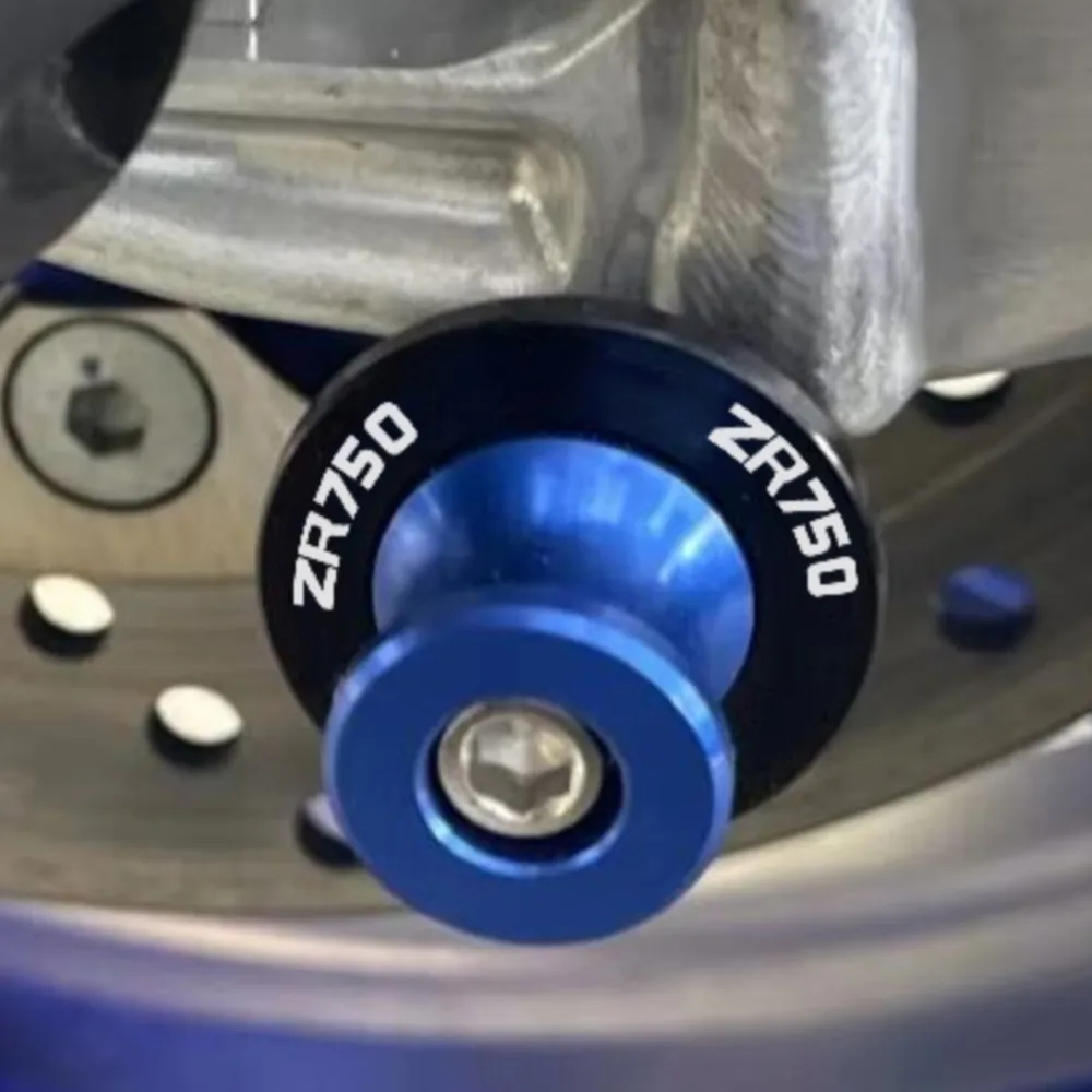 

8MM Motorcycle Accessories FOR KAWASAKI ZR750 1992-2001 2000 CNC Aluminum Swingarm Spools Slider Stand Screws ZR 750 1999 1998