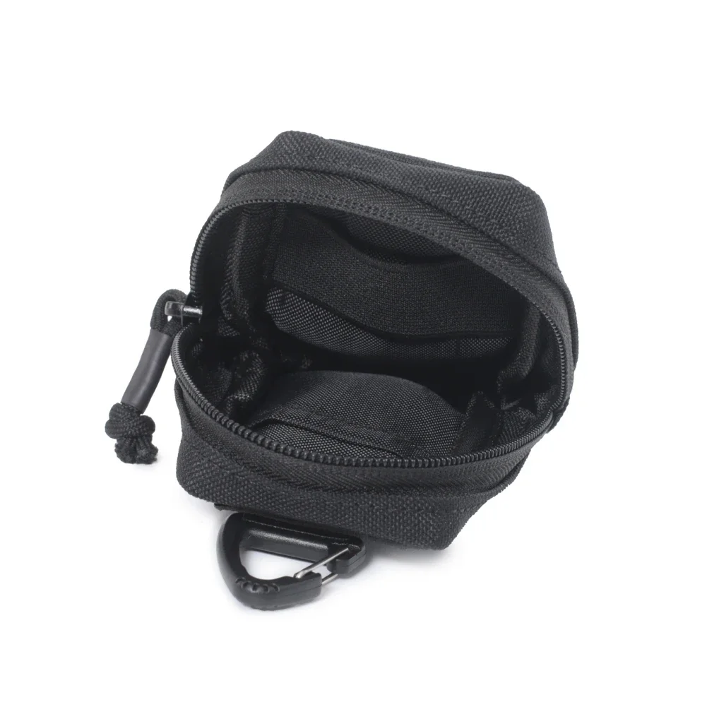 Cartera táctica EDC Molle, estuche portátil para tarjetas y llaves, bolsa de caza para monedas para deportes al aire libre, paquete con cremallera, bolsa multifuncional