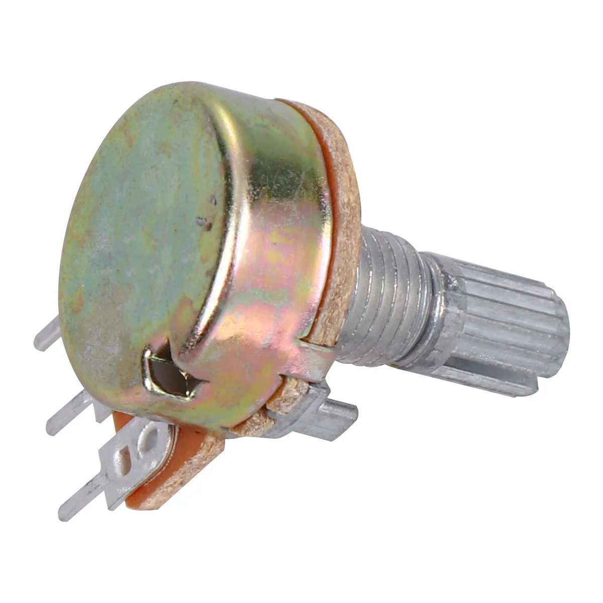 30Sets Audio Potentiometers B100k Long Knurled Split Shaft Full Size Coarse Shaft Replacement for Guitar Volume Tone Guitar