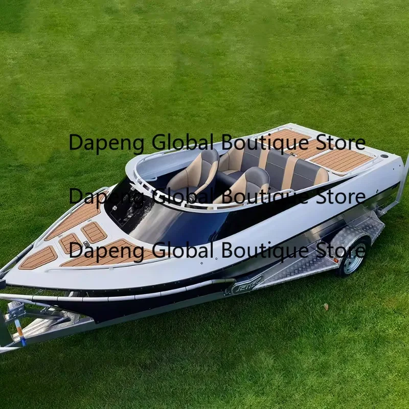 Four Seat Aluminum Alloy High Speed Floating Vessel Custom Outdoor Leisure Racing Floating Craft