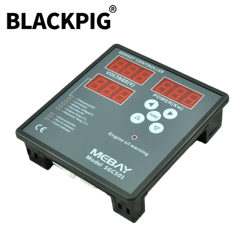 Mebay SGC501 MK2 Control Module Multi-function LED Display Setting Parameter Compatible With Smartgen HGM501 For Generator Parts