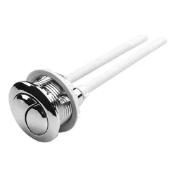 Dual Flush 38mm Toilet Tank Round Valve Push Button Water Saving For Cistern Toilet Water Tank Flushing Switch Replacement