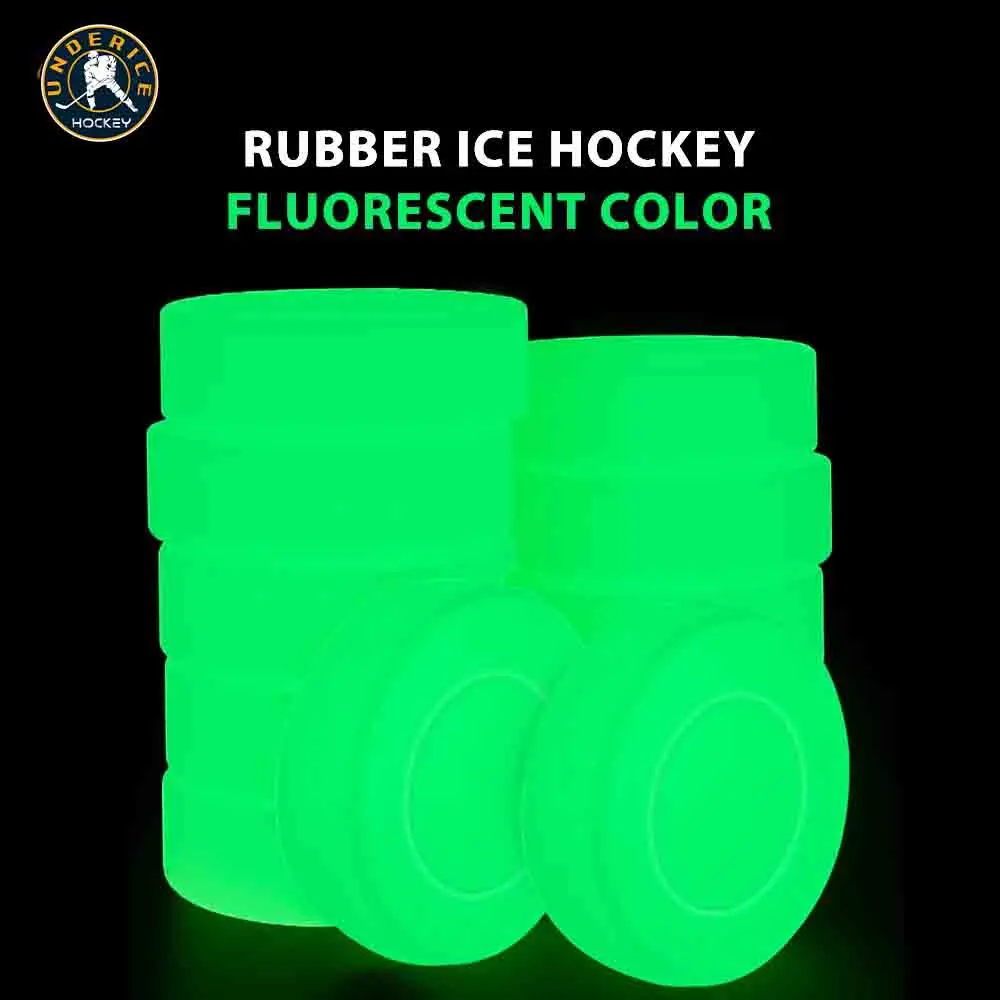 Ice Hockey Puck Luminous Hockey Puck PVC Glowing Floorba Pucks Resistant Rubber Multi-Functional Training Ball Accessory