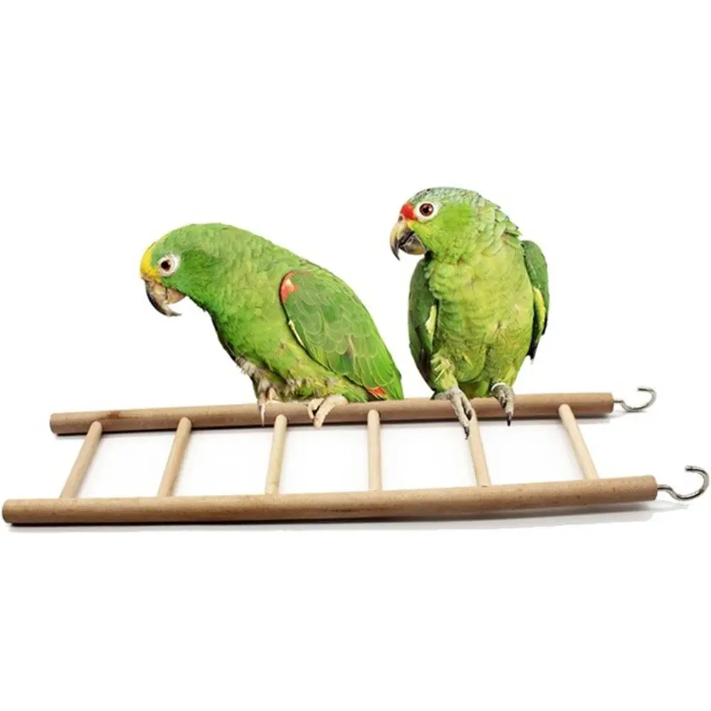 Birdcage Wood HandCraft Parrot Toys Hamsters Toy Climbing Ladder Bird Supplies