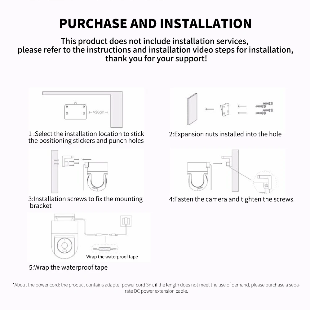 XIAOMI WLAN-Außenkamera CW300 2.5K Ultraklare Bildqualität Wind- und Regenfeste IP66 Wasserdichte KI-Humanoid-Überwachung CN – Detail 21
