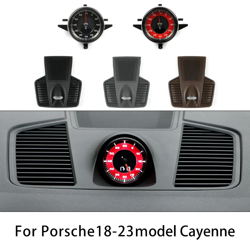 New Condition GPS Speedometer Clock Panel Dashboard Console Stopwatch Custom Fit for  for Cayenne 9Y0.1 2018-2023 Car