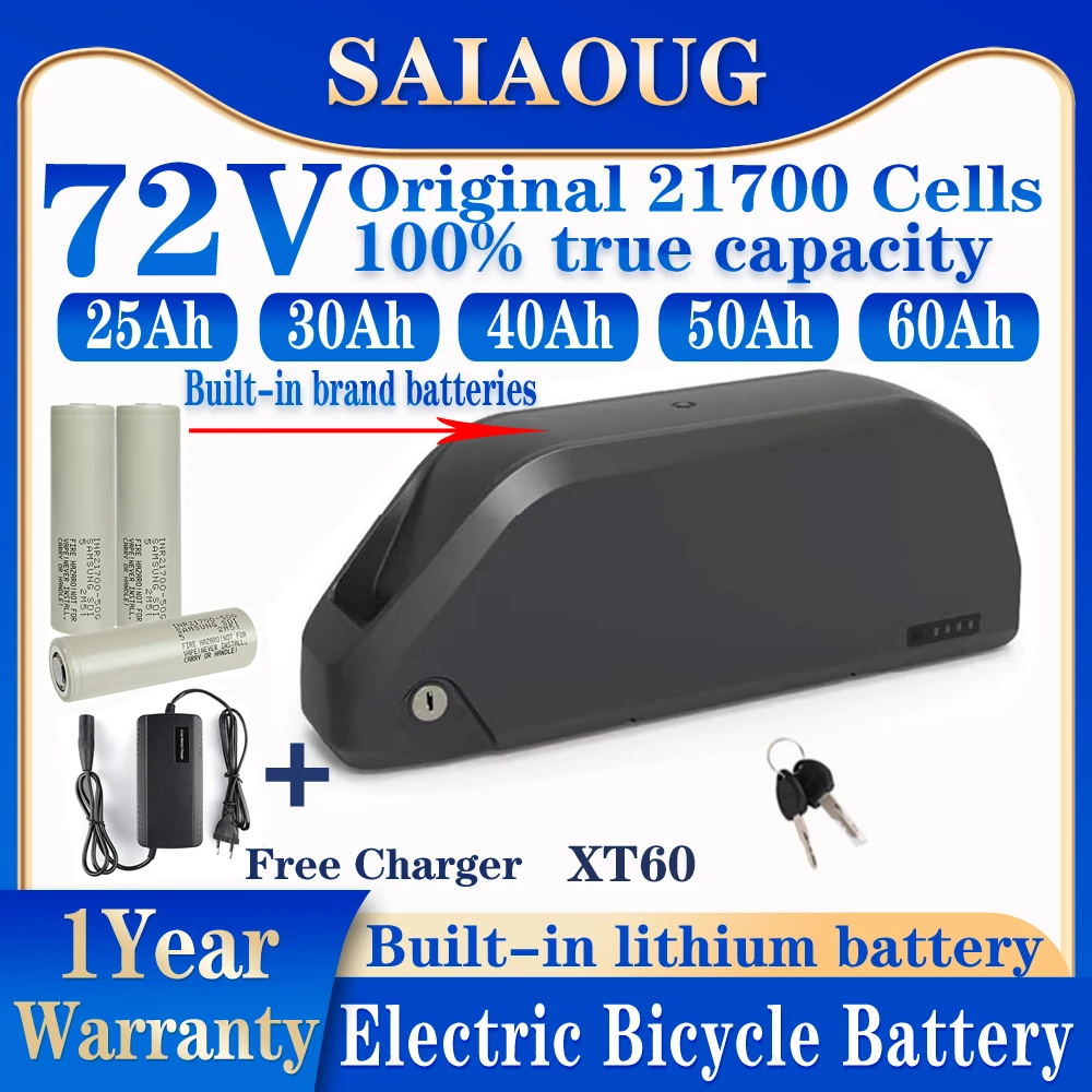 72v battery 30ah battery Rechargeable Electric bicycle 72v 20ah 30ah 50ah 60ah E-bike Polly DP-7 21700 electric scooter battery