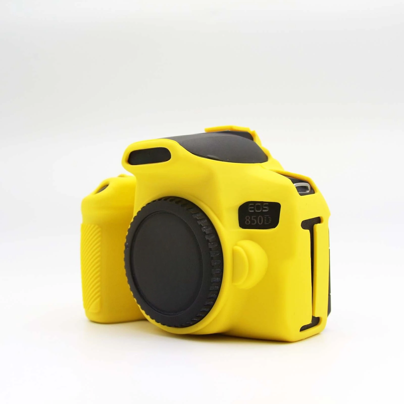 لكاميرا Canon EOS 850D الغطاء الواقي غطاء سيليكون حقيبة الكاميرا + طبقة رقيقة واقية LCD من الزجاج المقسى