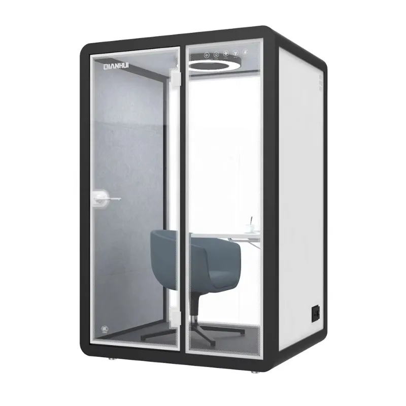 

2026 Movable Silence Booth Privacy Office Pod Hollow Design Small Office Pod Soundproof Pod Office Pods Soundproof Cabin