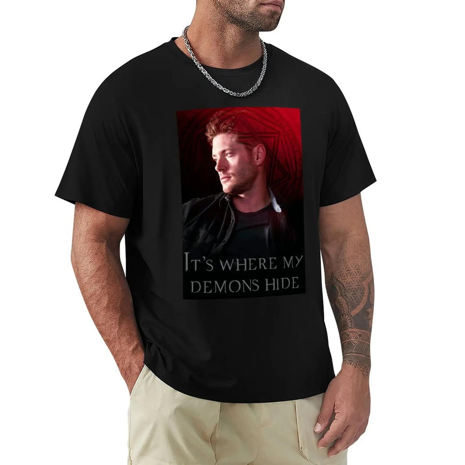 It's Where My Demons Hide T-Shirt Soft Lightweight Cotton T-Shirt
