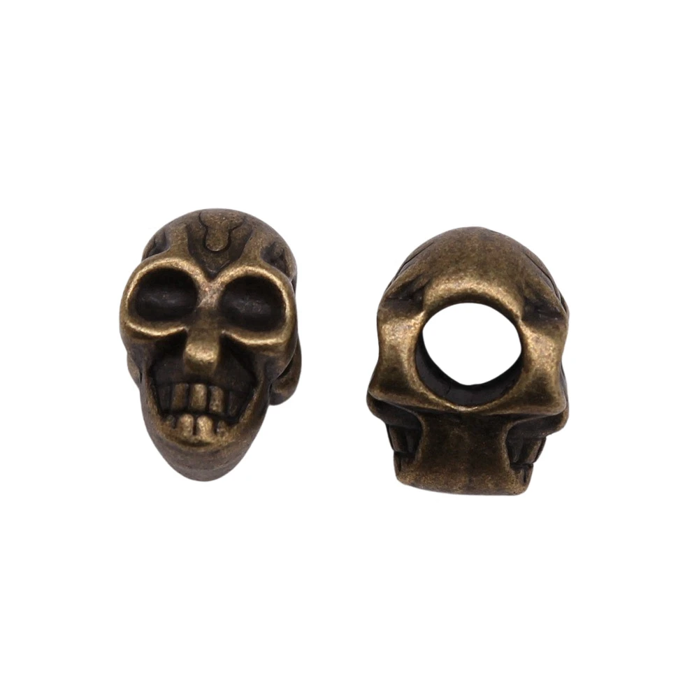 4pcs/lot Skull European Big Hole Beads For Jewelry Making Accessories For Women