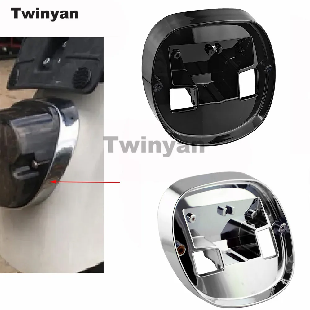 

ABS Motorcycle Tail Light Base Plate Bezel Taillight Baseplate For Harley XL 883 1200 Fat Boy Road King Street Glide Dyna