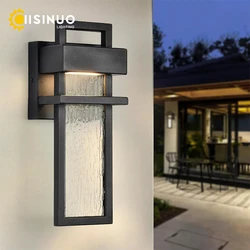 Outdoor Wall Sconce LED 12W Black 12.2