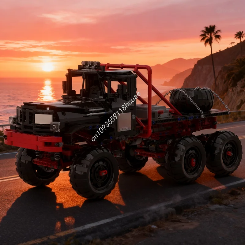 

1628pcs MOC Trial Truck ZIL Technical Model Building Blocks Construction Toy DIY Idea Christmas Gift Education Kids Birthday